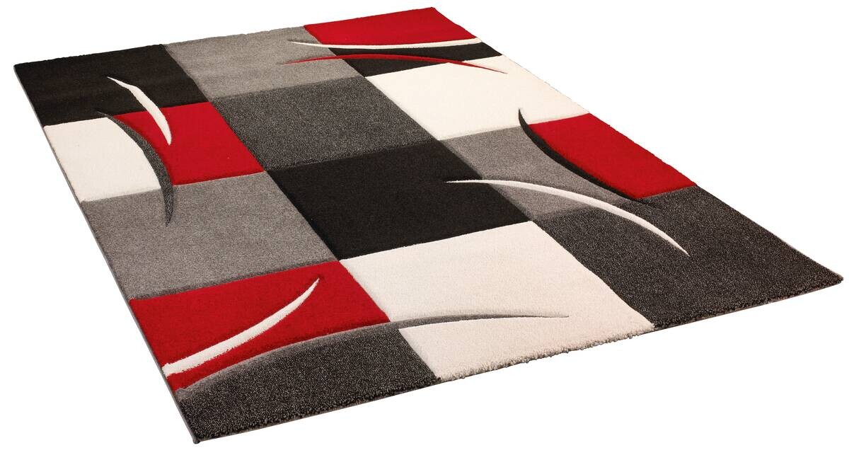 Webteppich Casino rot B/L: ca. 160x230 cm