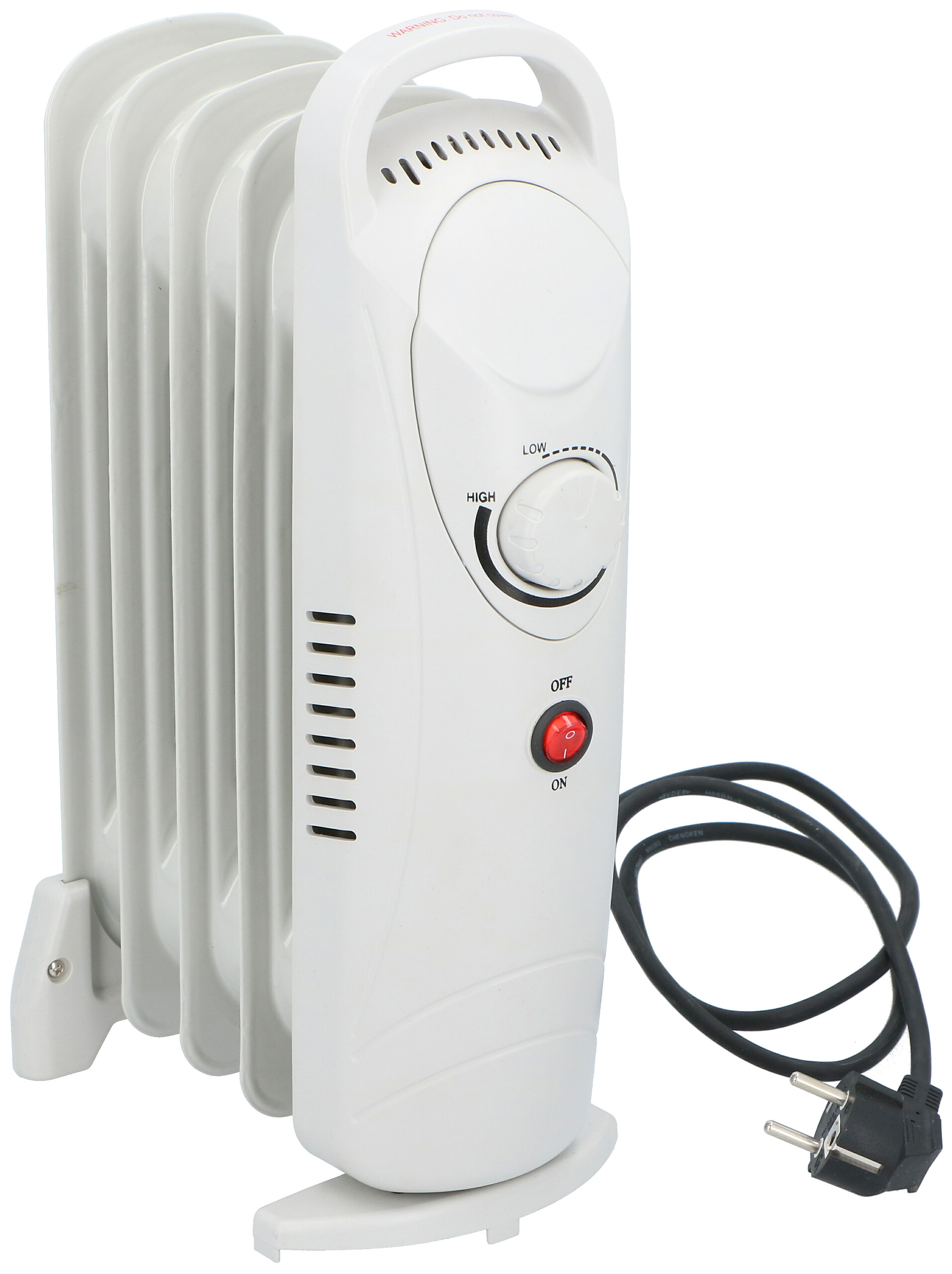 Ölradiator weiß Metall B/H/T: ca. 23x38x13,5 cm ca. 650 W