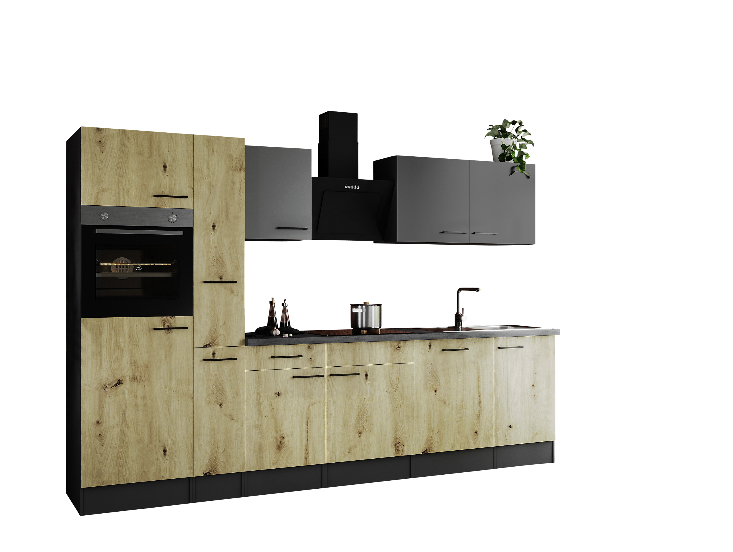 Küchenblock Oliver B/H/T: ca. 310x205x60 cm