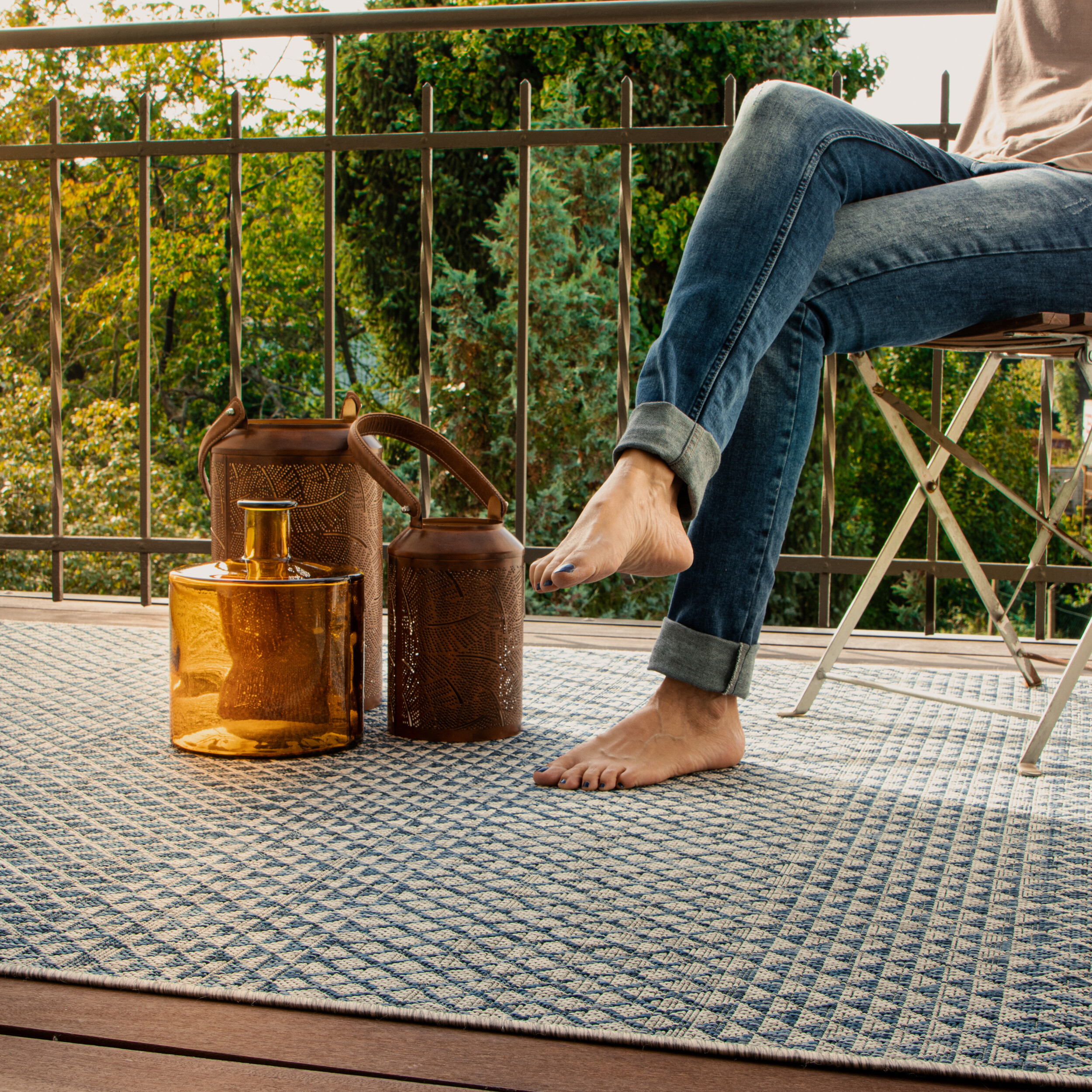 Obsession Teppich My Nordic blau B/L: ca. 200x290 cm