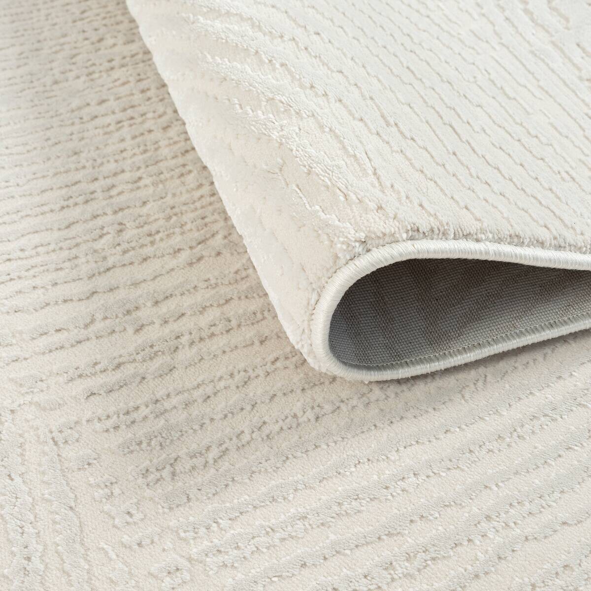 Sanat Kurzflorteppich HERA weiß B/L: ca. 120x160 cm