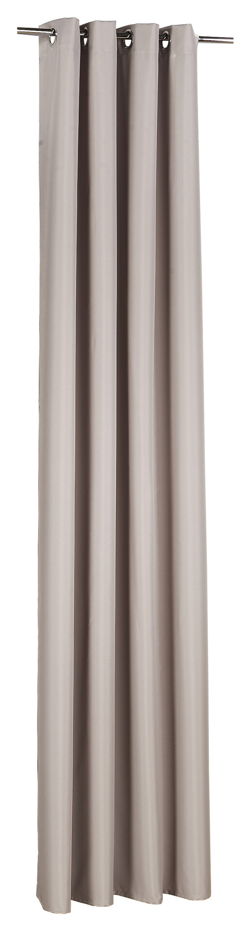 POCOline Ösenvorhang Sorrento silber B/L: ca. 140x245 cm
