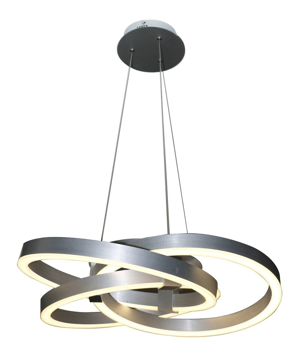 Näve Leuchten Pendelleuchte 6107960 Alu Kunststoff Metall B/H/T: ca. 58x120x58 cm null 3 Brennstellen