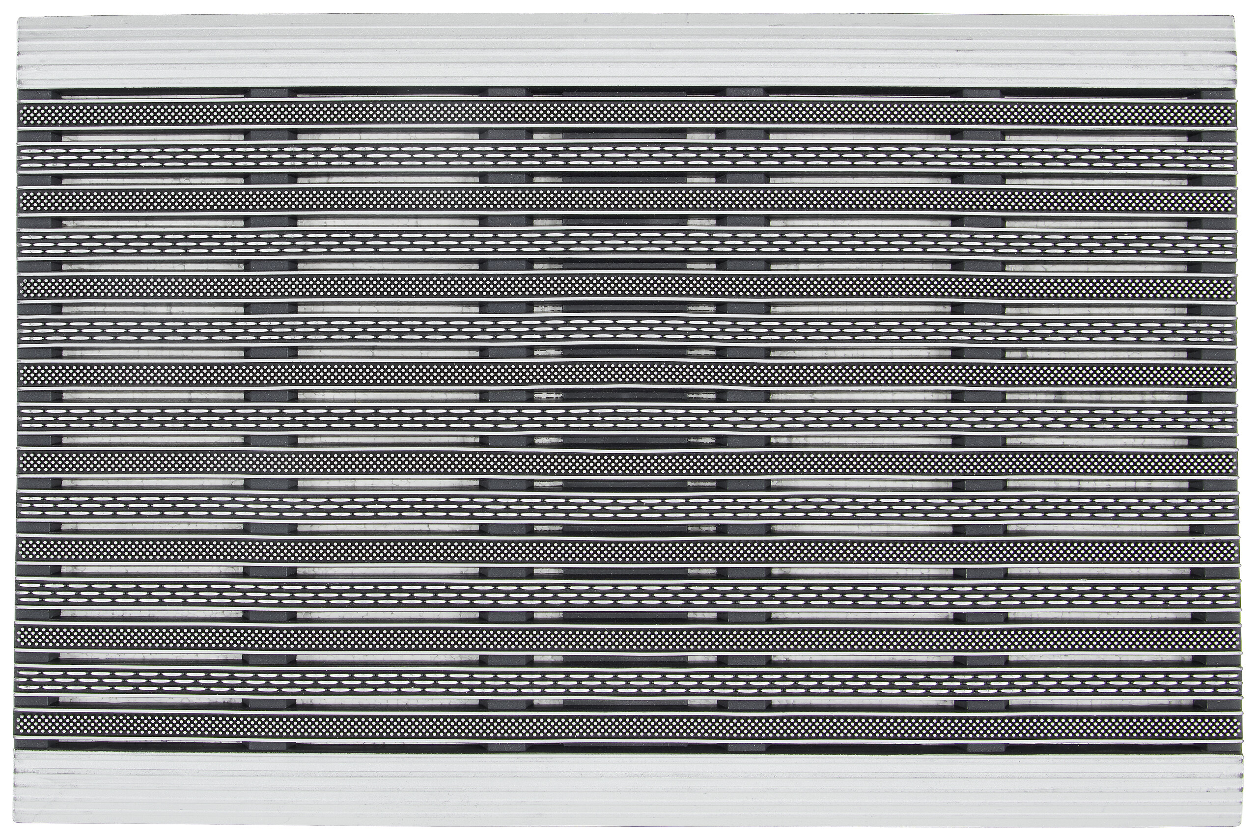 Fußmatte Silbergrau B/L: ca. 39x59 cm