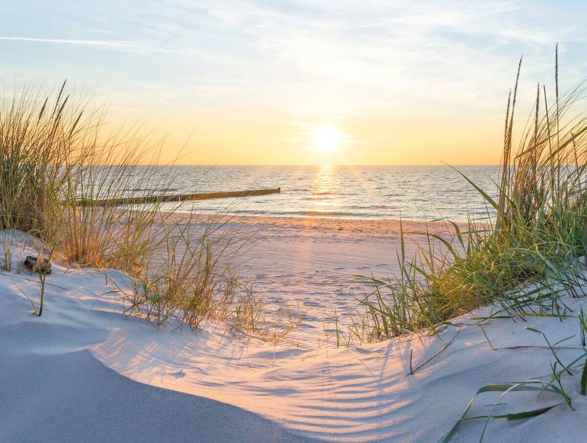 Keilrahmenbild Strand B/H: ca. 61x46 cm