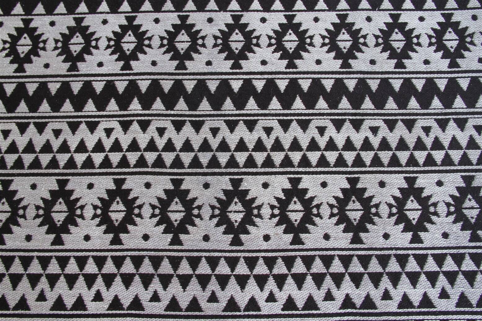 Kayoom Flachgewebeteppich Sunny 210 schwarz B/L: ca. 120x120 cm