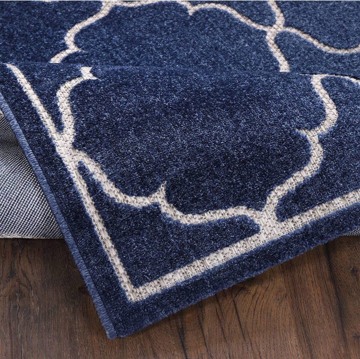 Sanat Outdoorteppich BERLIN blau B/L: ca. 120x170 cm