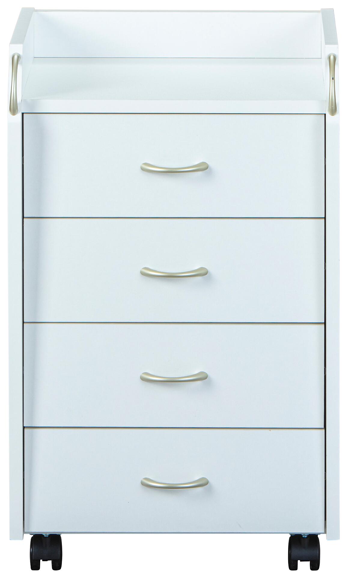 Rollcontainer Pronti weiß B/H/T: ca. 40x65x36 cm