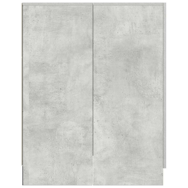 vidaXL Waschmaschinenschrank Beton B/H/T: ca. 70,5x91,5x71,5 cm