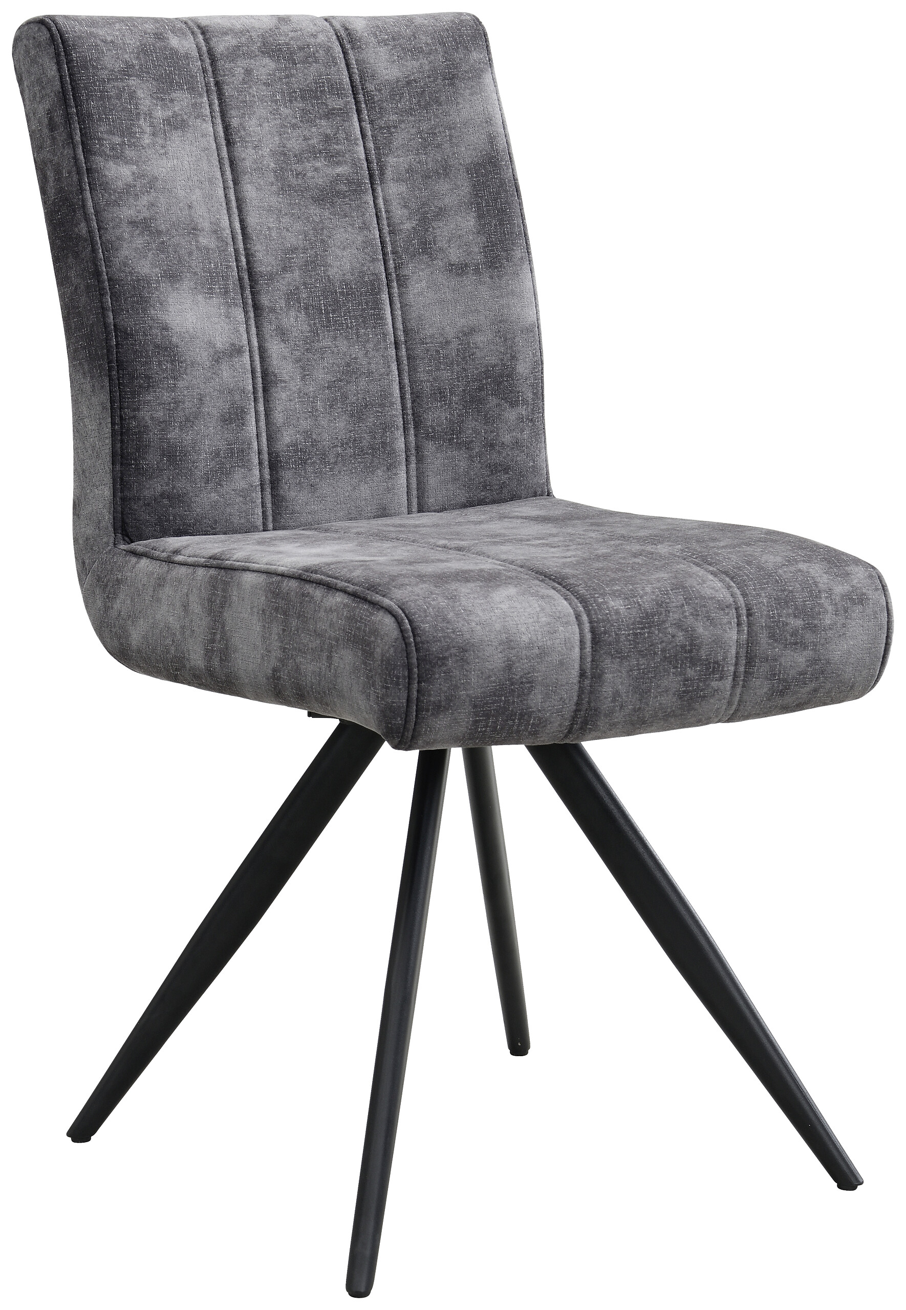 Drehstuhl Porto anthrazit Microfaser B/H/T: ca. 58x94x60 cm