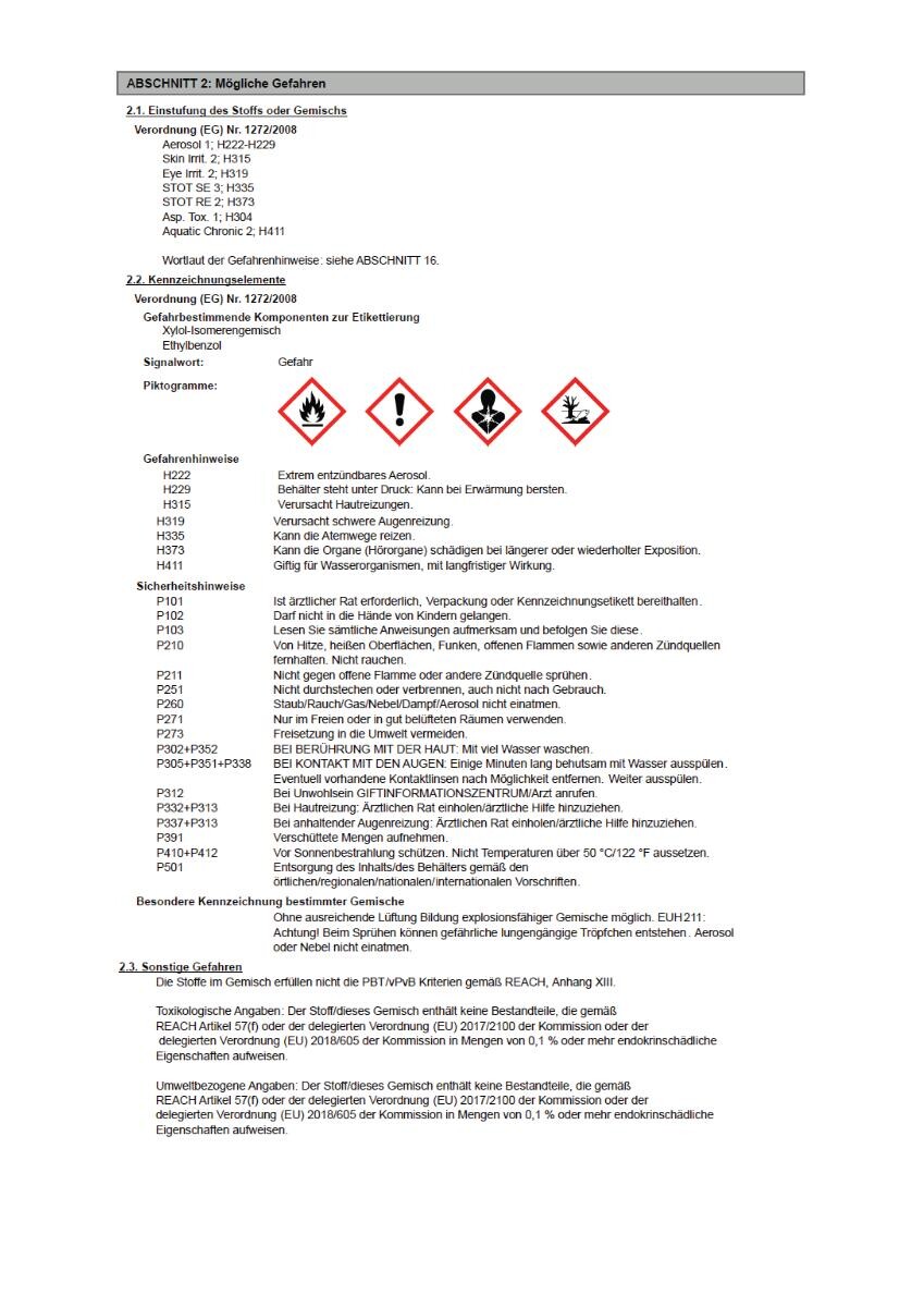 Super-Nova Metall-Effekt Spray gold ca. 0,4 l