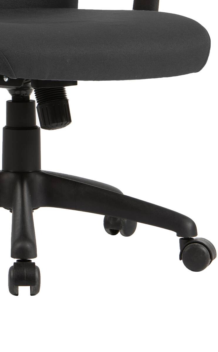 Chefsessel ROCKET schwarz schwarz Webstoff Kunststoff