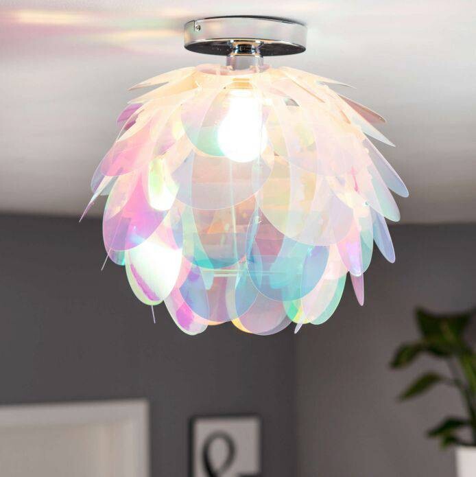 Näve Leuchten Deckenleuchte NV1379030 bunt Eisen Kunststoff H/D: ca. 36x40 cm E27 1 Brennstellen