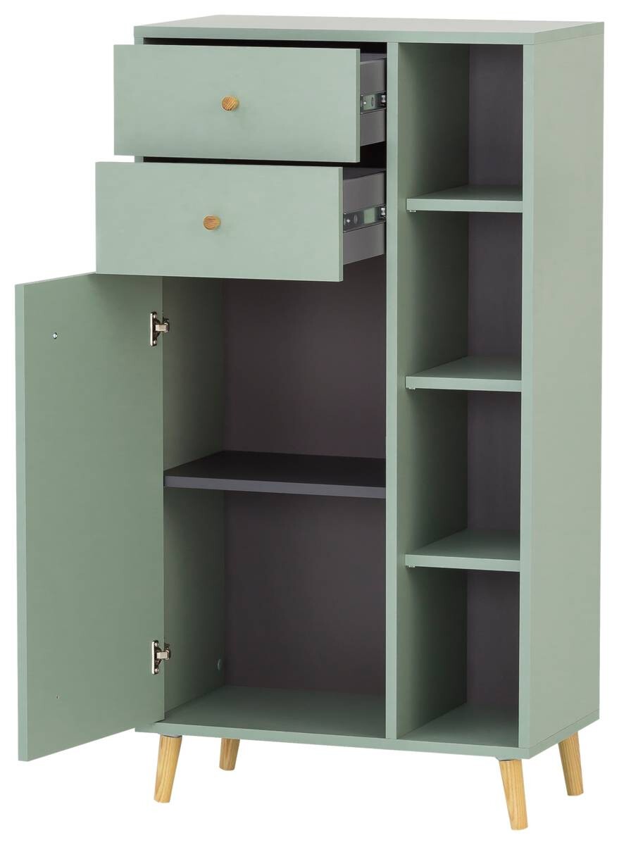 Midischrank Bjarne Pistazie B/H/T: ca. 60,2x113,4x33 cm