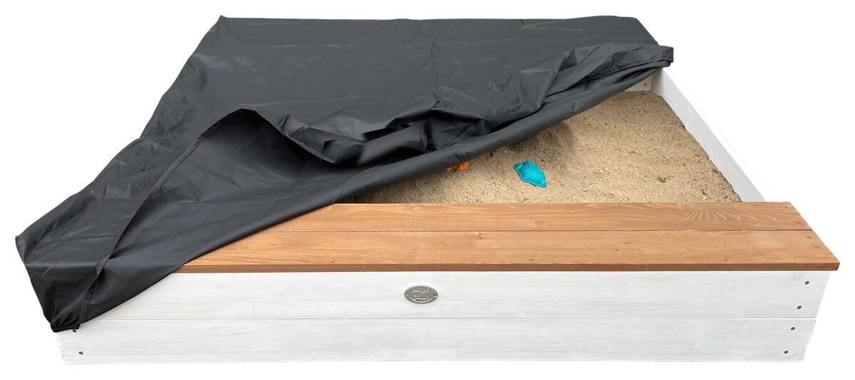 AXI Sandkasten Evy weiß B/H/T: ca. 117x18,7x119 cm