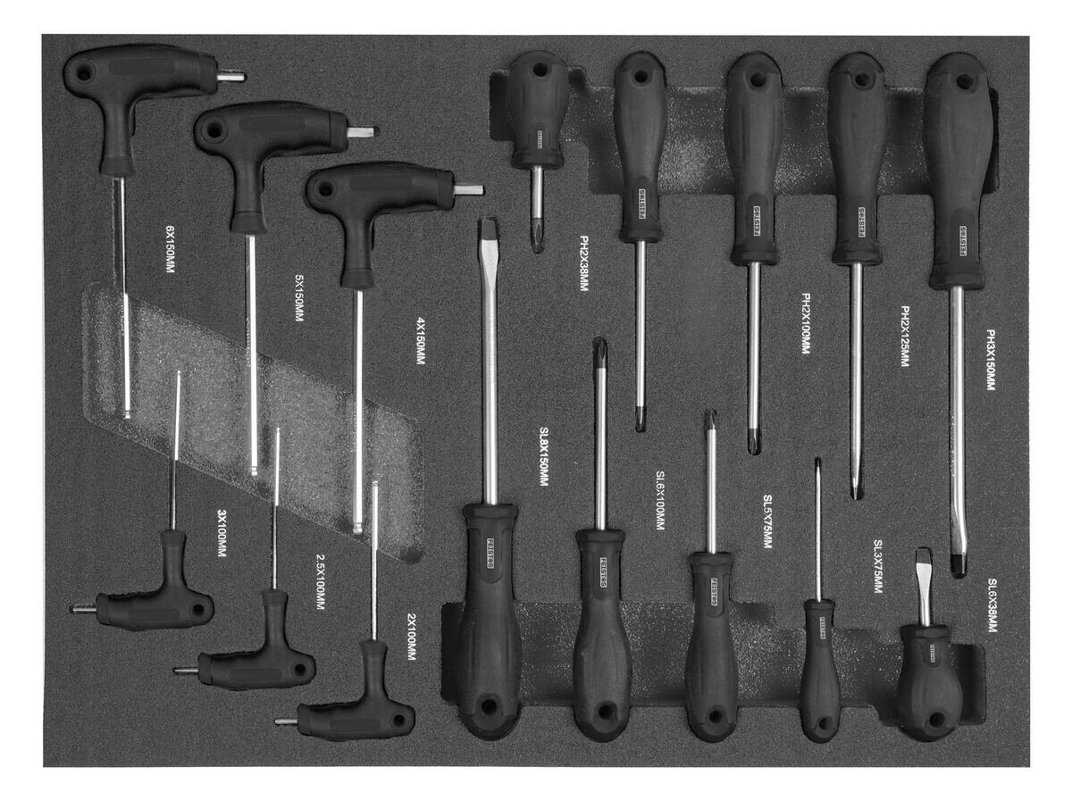 Werkstattwagen Mento schwarz B/H/L: ca. 73x98x48 cm