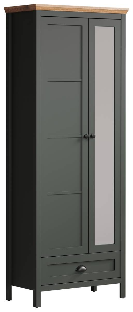 Garderobenschrank Stanton tannengrün Eiche Evoke Coast Nachbildung B/H/T: ca. 77x198x39 cm