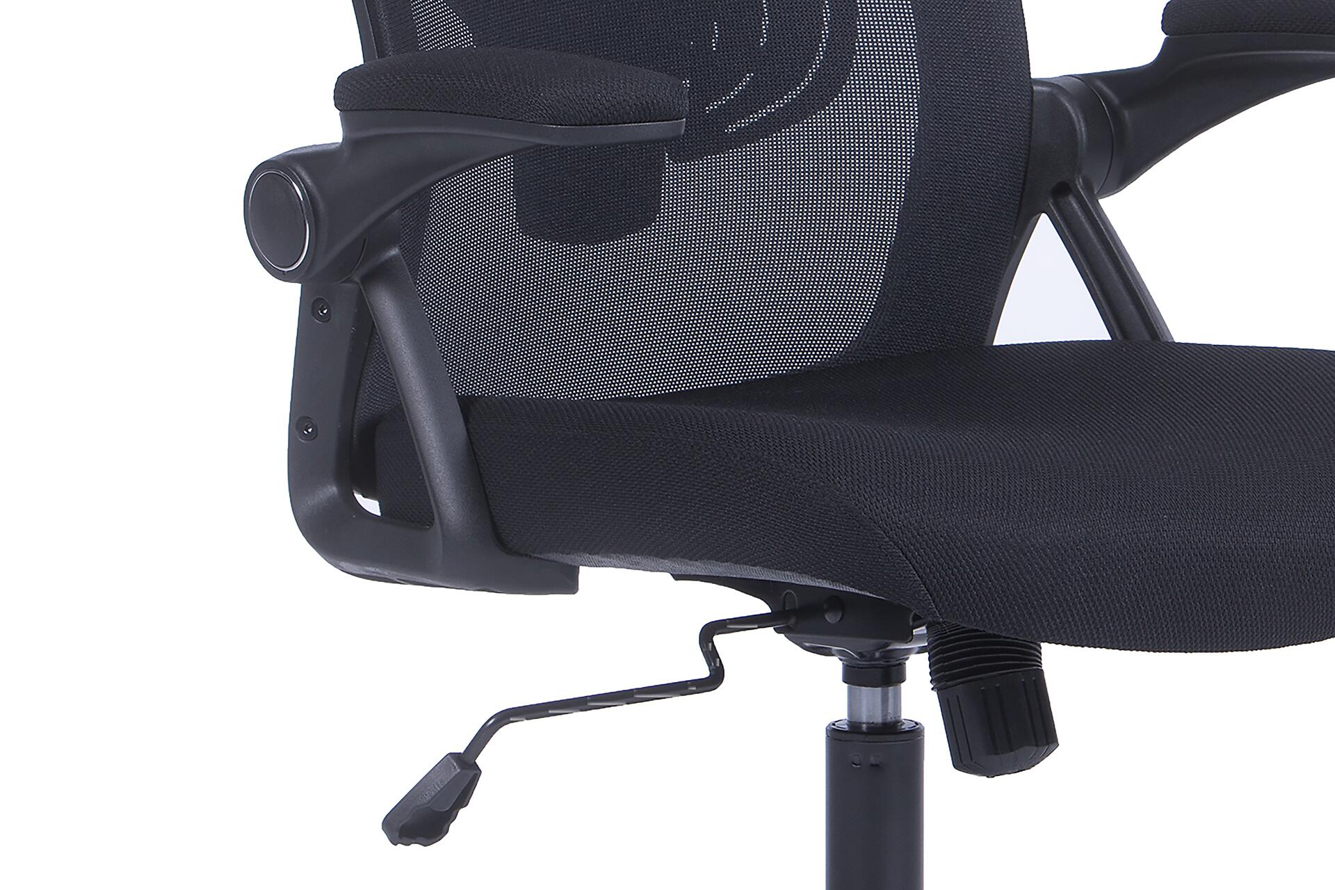 Chefsessel FLEX schwarz schwarz schwarz Webstoff Netzstoff Kunststoff