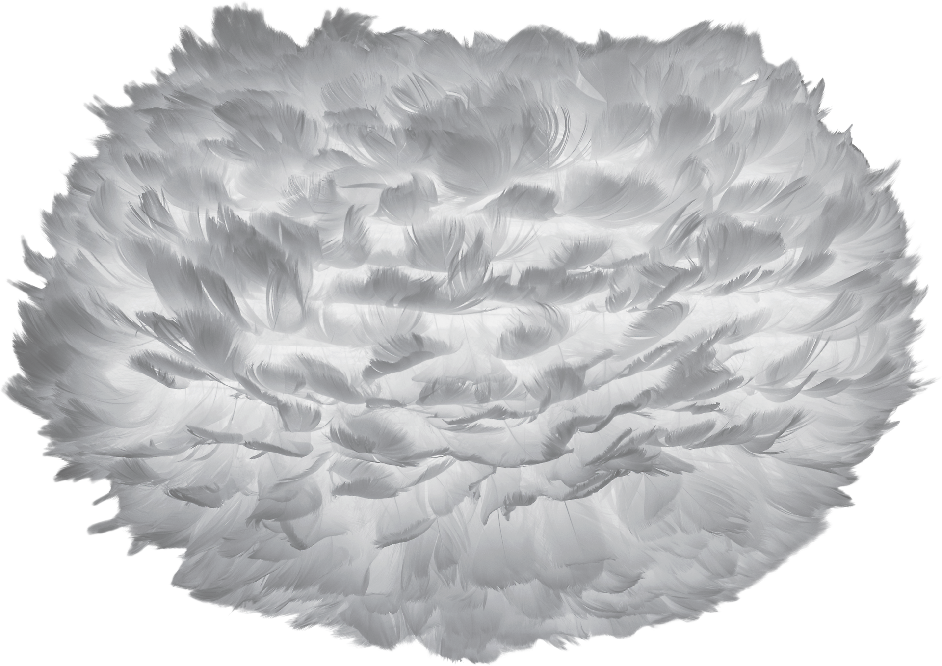 Umage Lampenschirm Eos hellgrau Stoff E27 1 Brennstellen