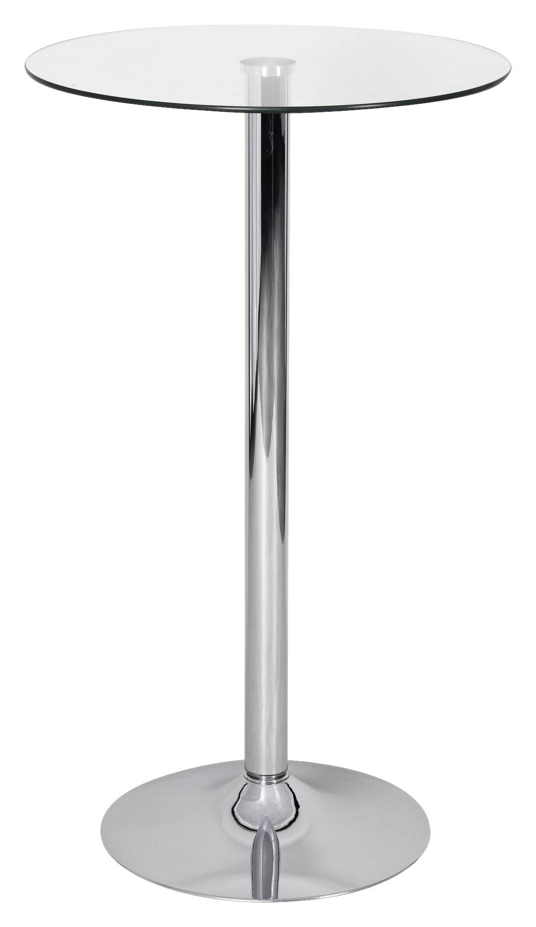 Tisch glasklar Glas B/H/T: ca. 60x105x60 cm