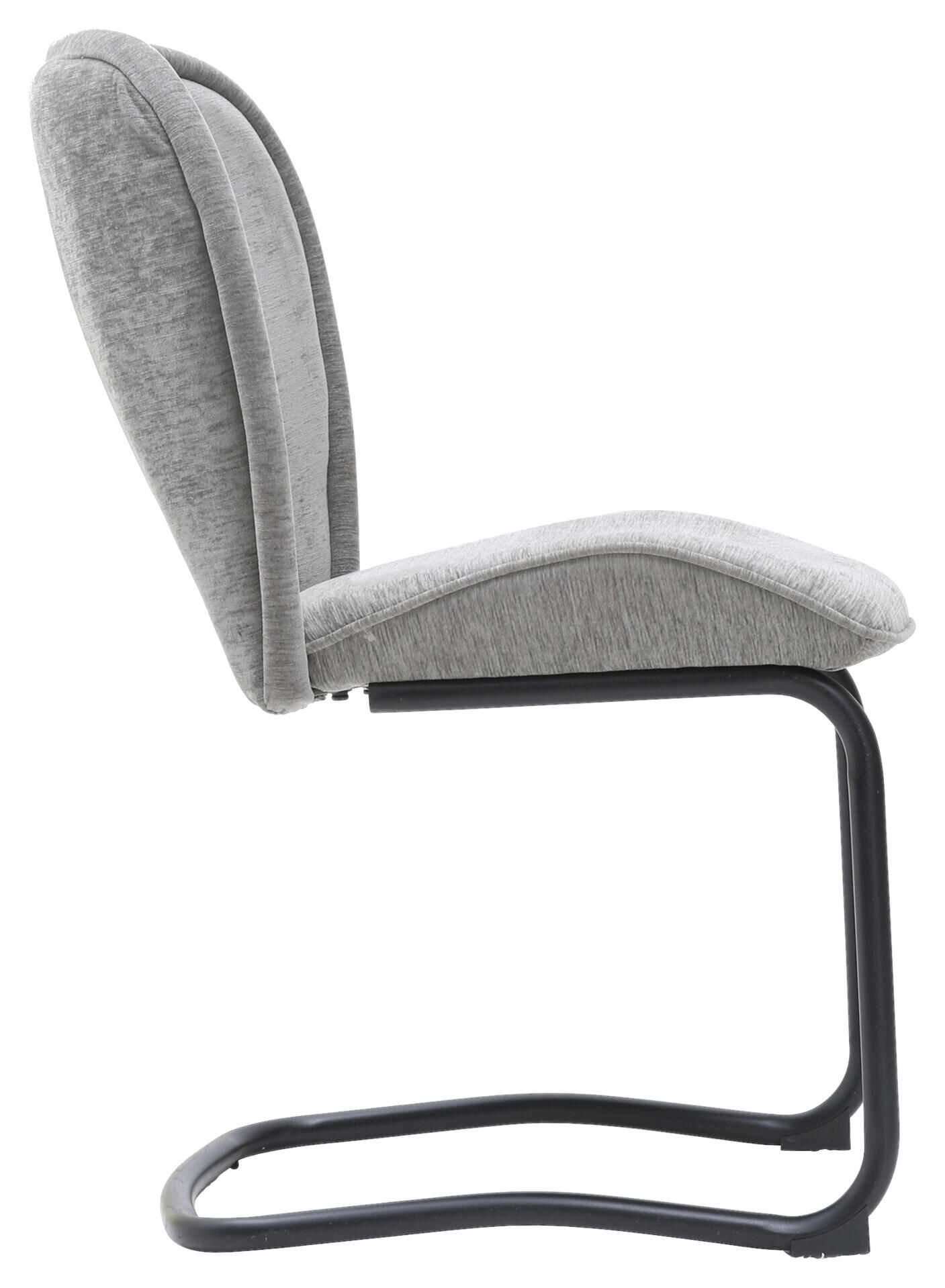 Schwingstuhl Maja grau Microfaser B/H/T: ca. 63x88x52,5 cm