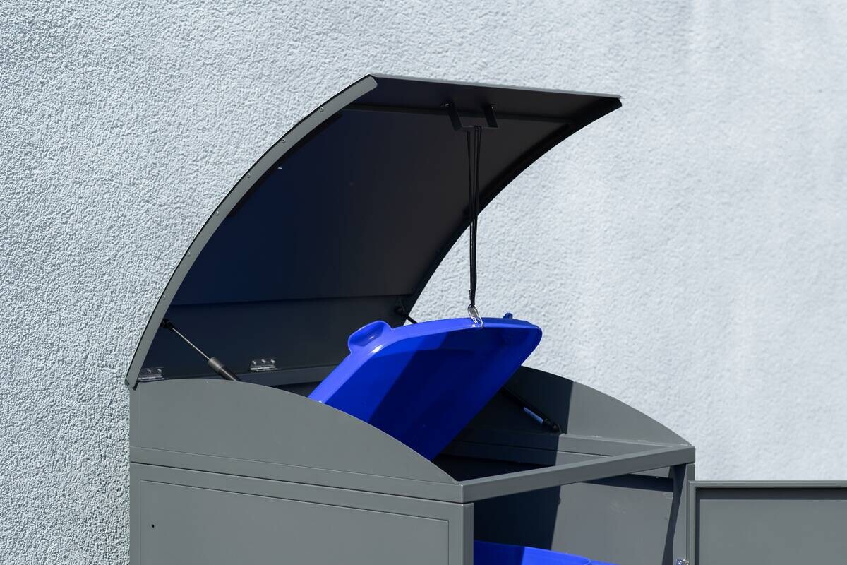 Westmann Mülltonnenbox Moderna anthrazit B/H/L: ca. 72x135x83 cm