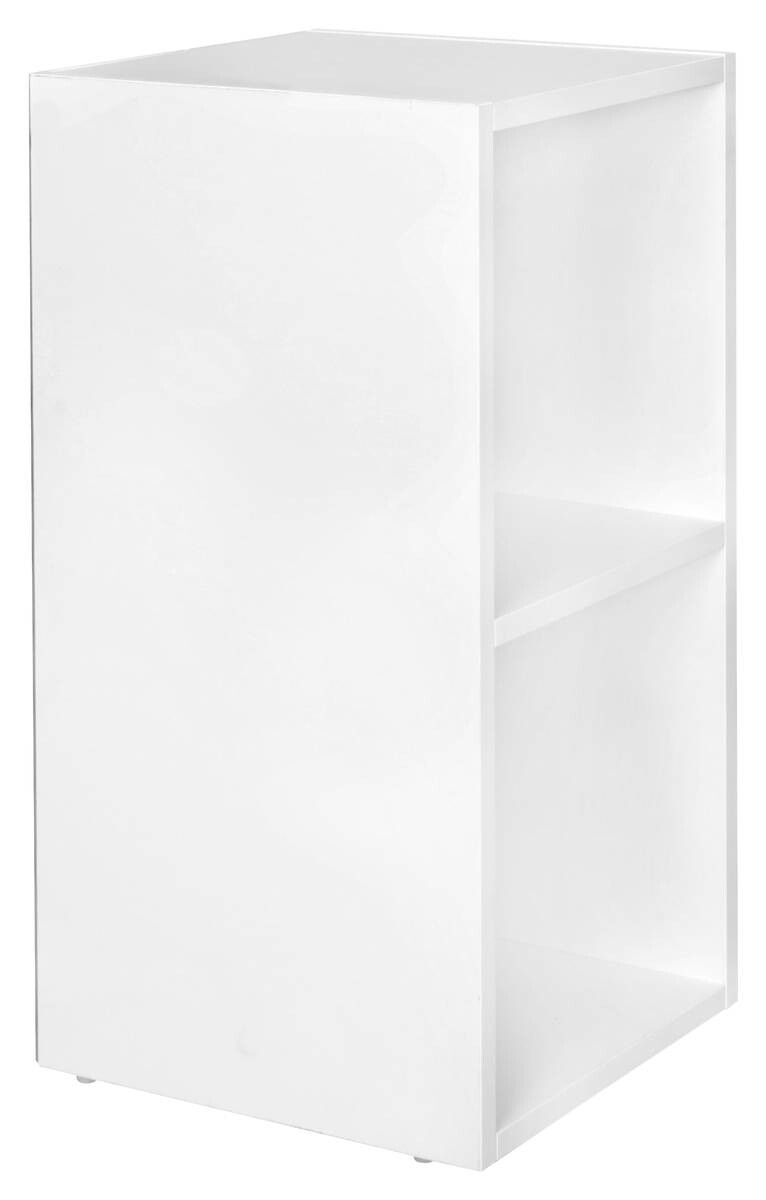 Standregal weiß B/H/T: ca. 30x60x30 cm