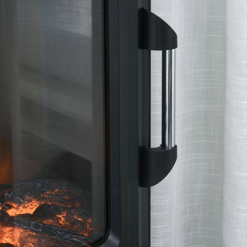 HOMCOM Elektrokamin 820-178 schwarz B/H/T: ca. 44,5x74x32,1 cm