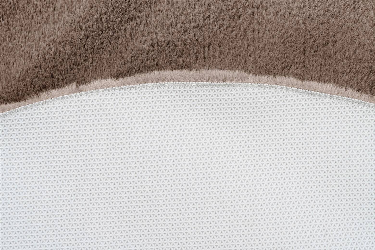 Kayoom Hochflorteppich Badematte Rabbit 225 sand B/H/L: ca. 100x3,5x100 cm