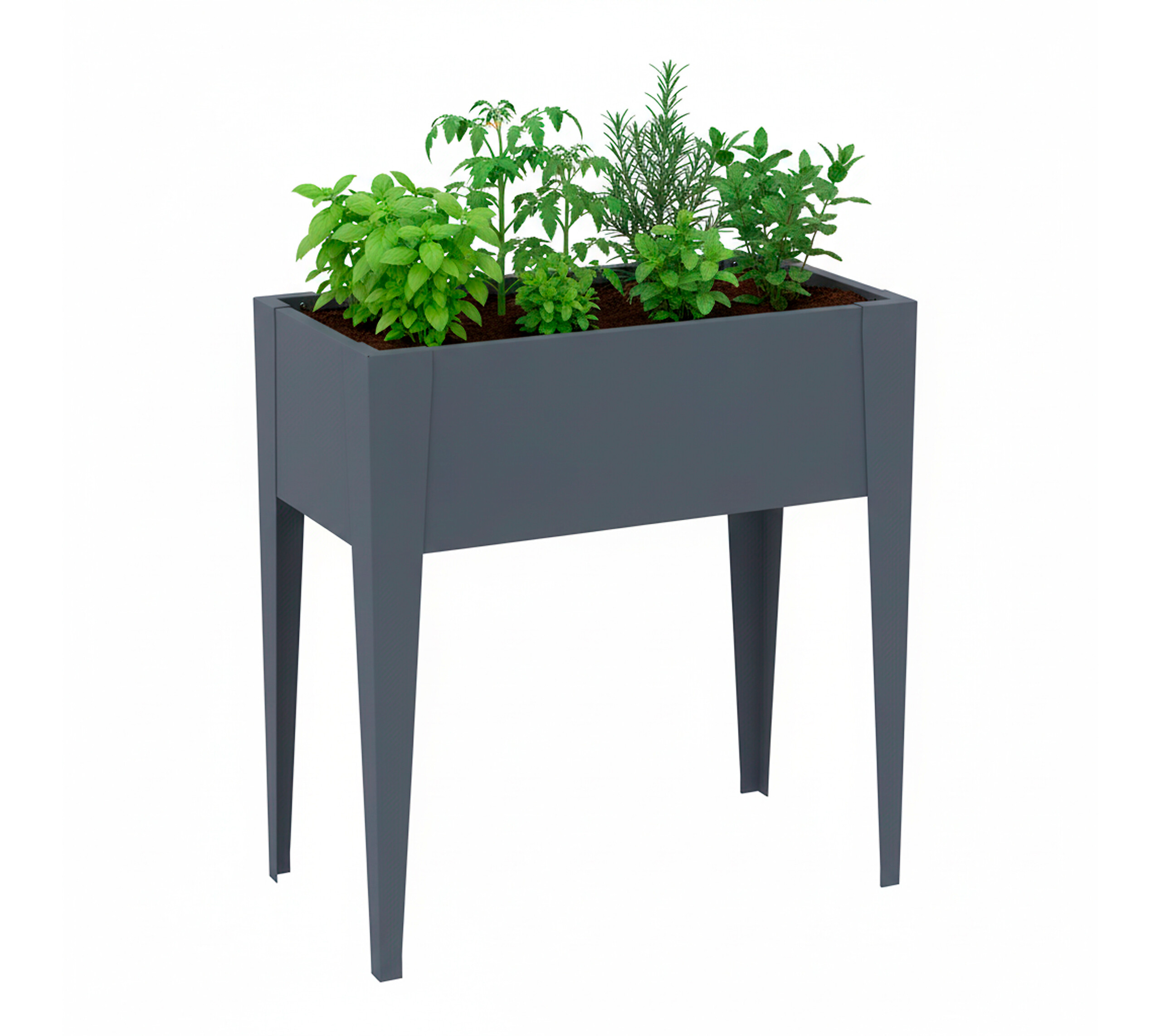 Westmann Hochbeet Vedura anthrazit Stahl B/H/L: ca. 74x80x40 cm