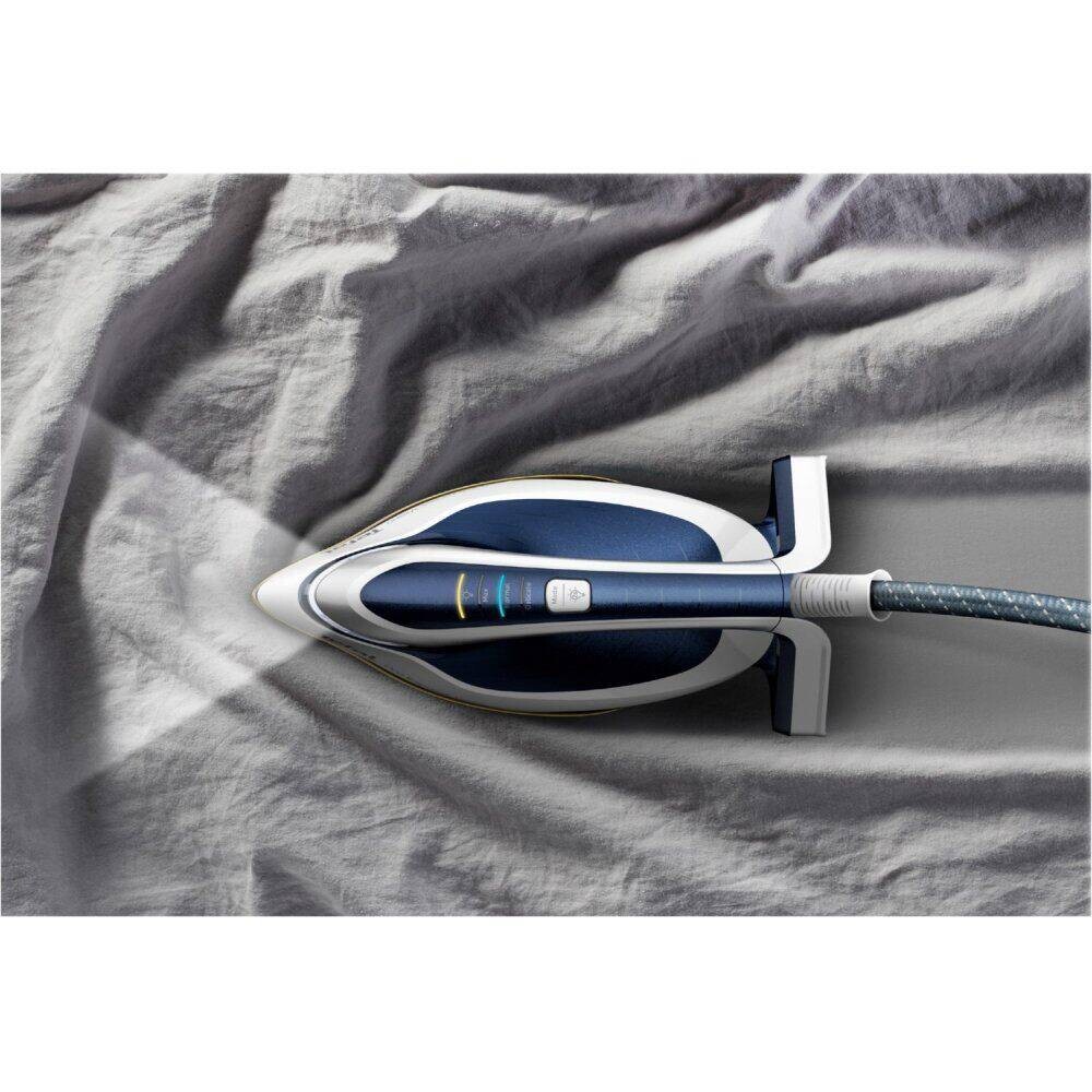 Tefal Dampfbügelstation blau weiß