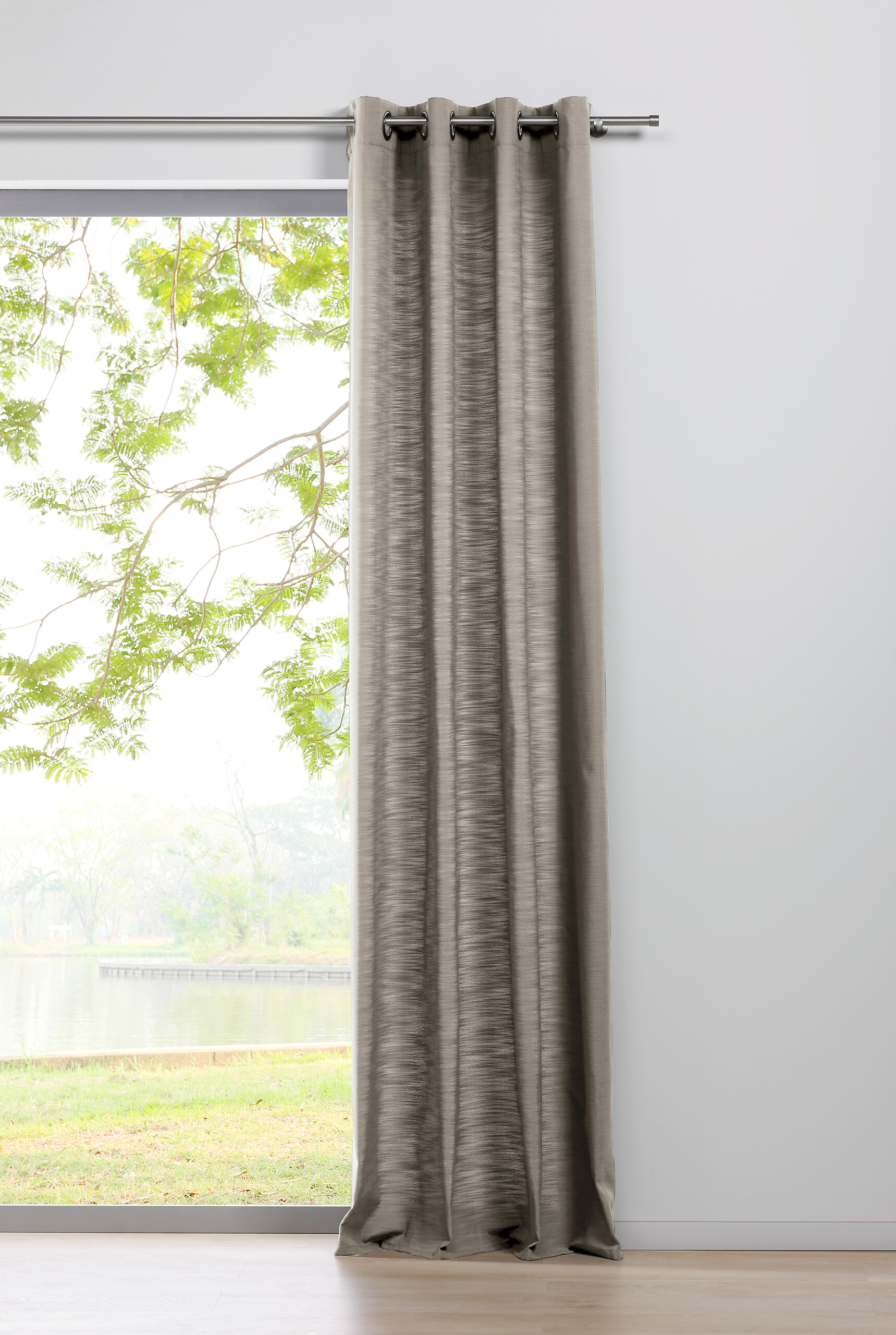 Ösenvorhang BALANCE Cappuccino B/L: ca. 135x245 cm
