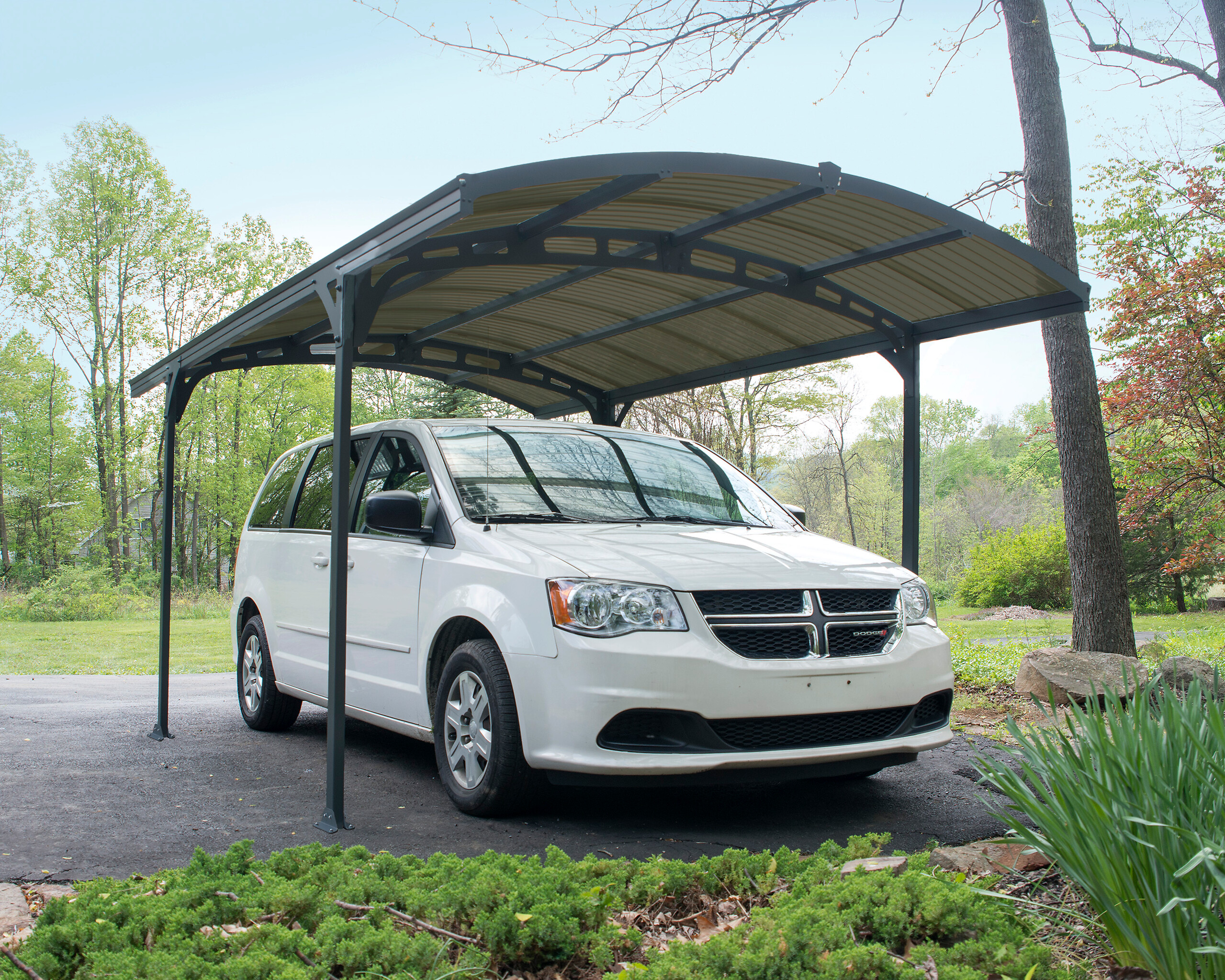 Palram Carport Atlas B/H/L: ca. 288x243x495 cm