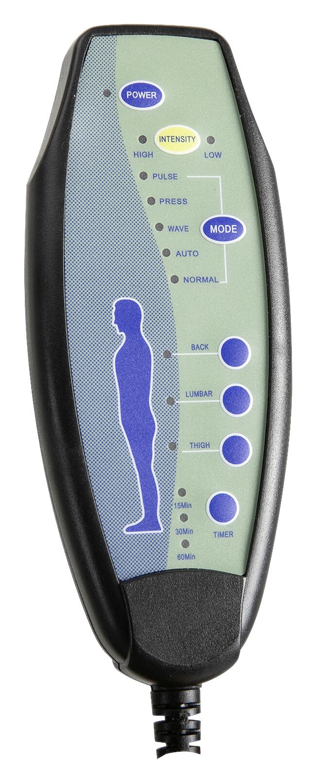 Vinsetto Massagestuhl MH02-0758 schwarz Schaumstoff Nylon