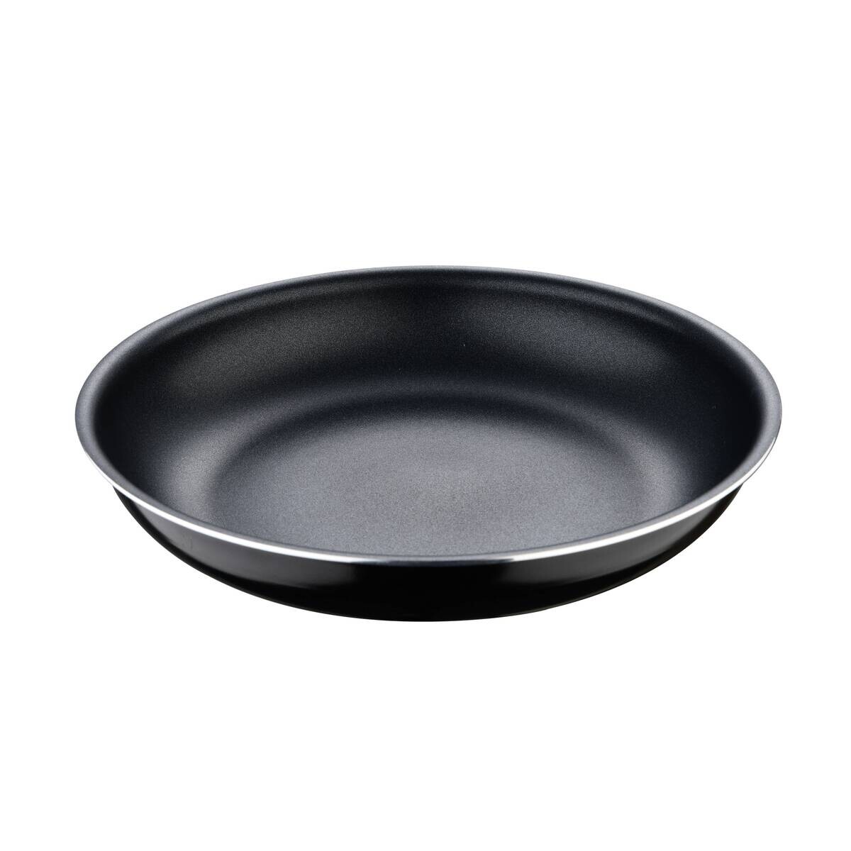 BERGNER Pfannenset Click & cook schwarz Aluminium