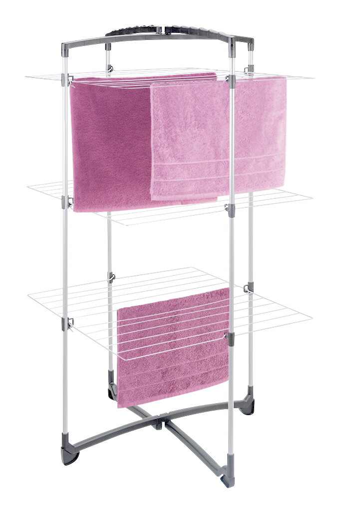 Metaltex Turmwäschetrockner silber