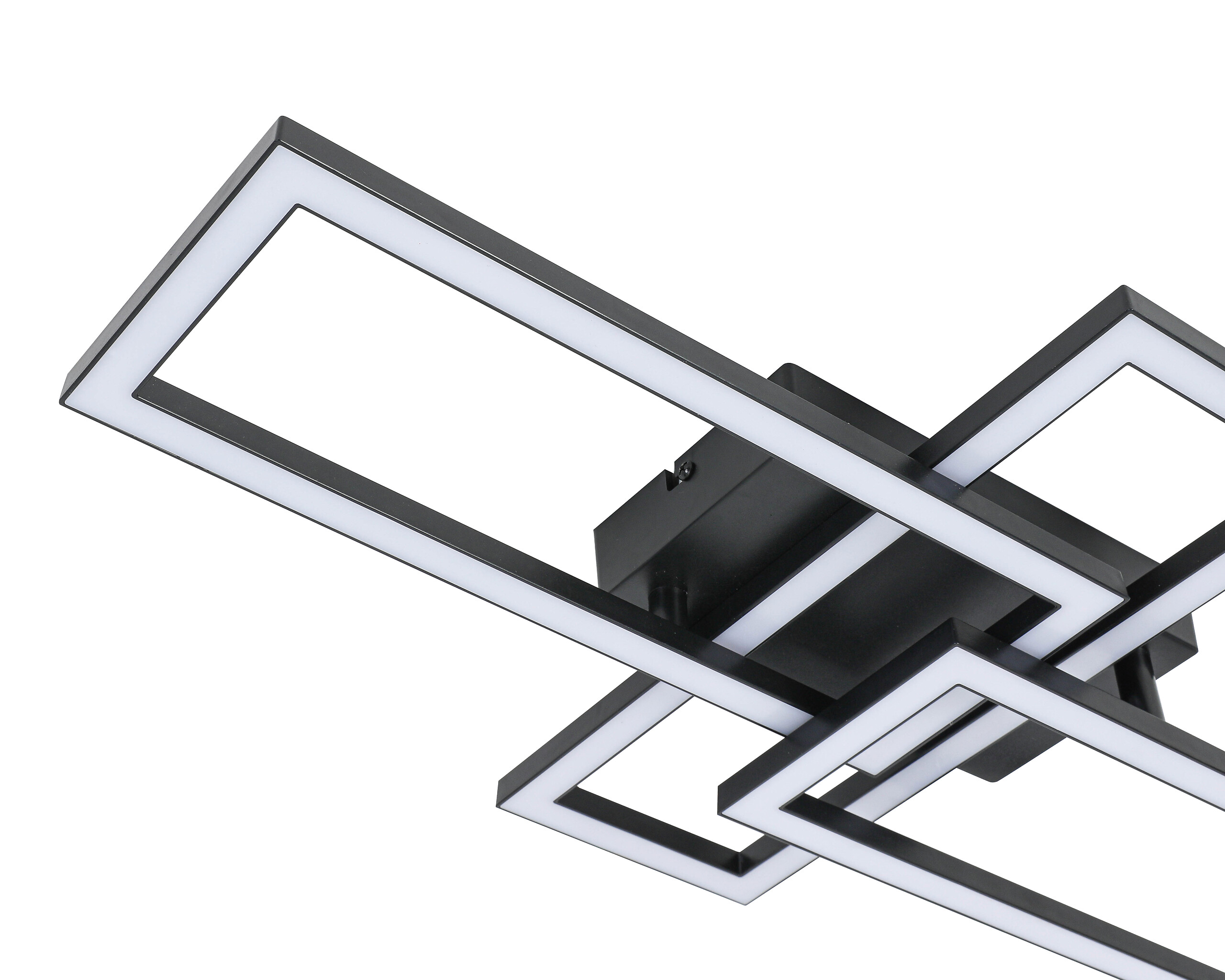 Nolo Deckenleuchte Tahnee schwarz Kunststoff B/H/L: ca. 35x8x64 cm