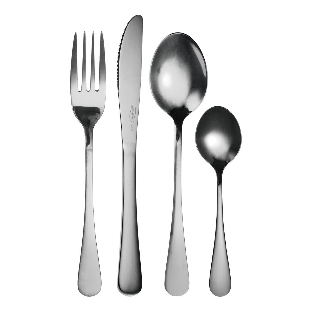 SAN IGNACIO Besteckset MUNICH silber Edelstahl 24 tlg.