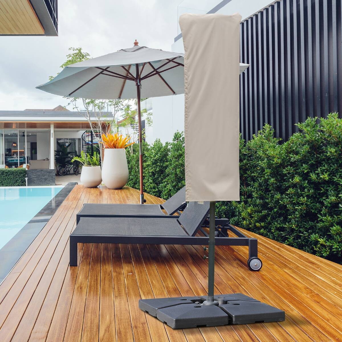 Outsunny Sonnenschirm Schutzhülle wetterfest