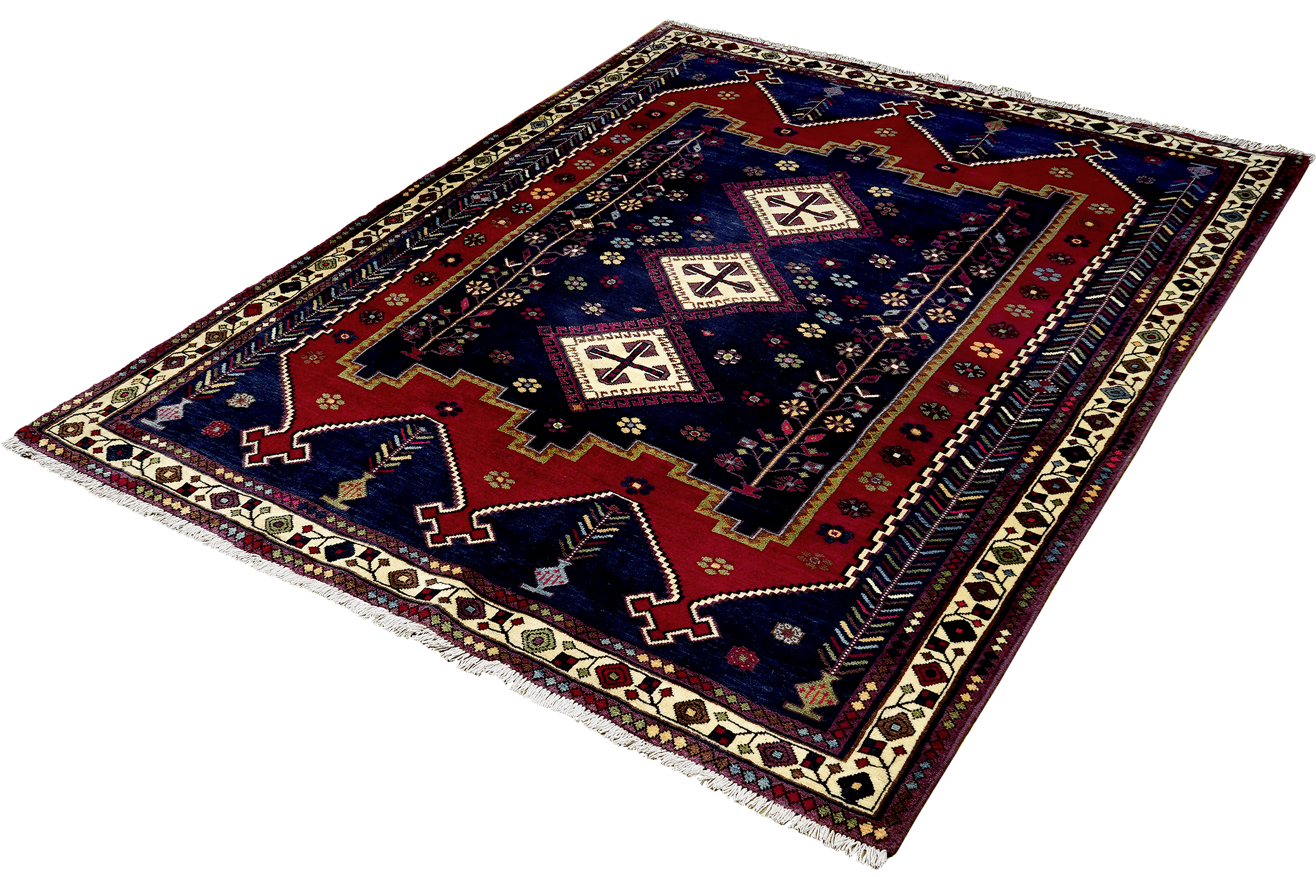 PersaTepp Teppich Afshar beige B/H/L: ca. 165x1x210 cm PersaTepp Teppich Afshar beige B/H/L: ca. 165x1x210 cm