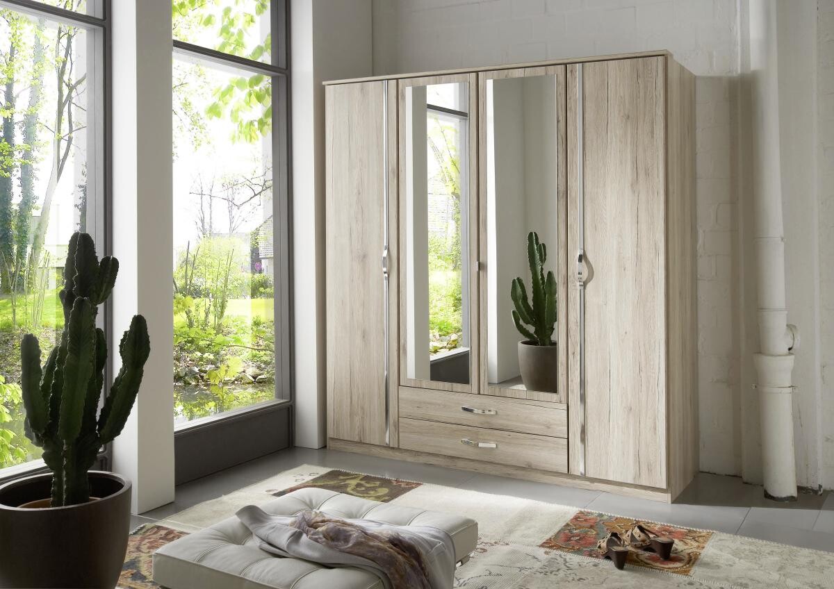 Kleiderschrank Duo San-Remo Nachbildung B/H/T: ca. 180x198x58 cm