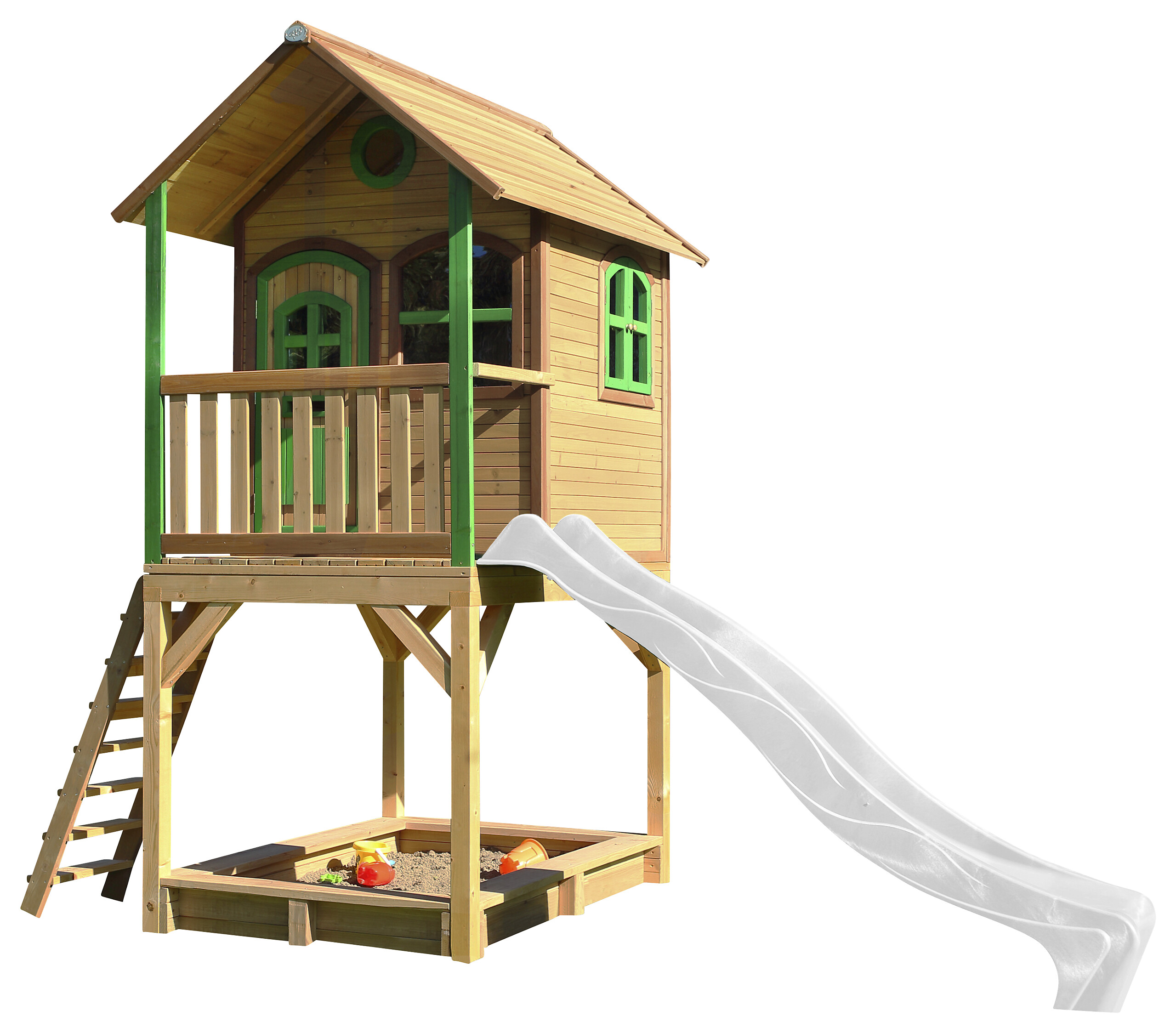 AXI Spielhaus Sarah braun B/H/L: ca. 370x2914x191 cm