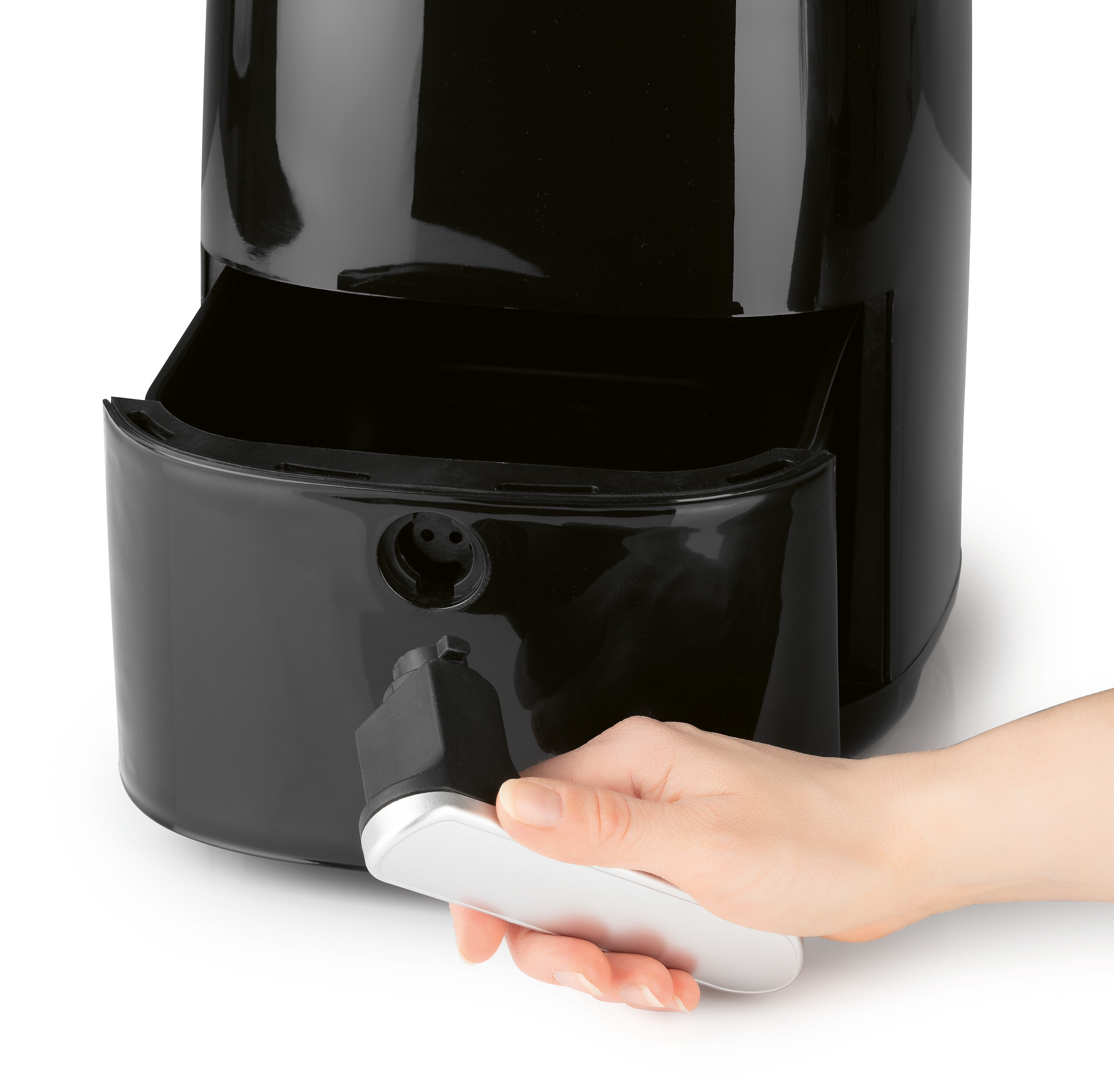 GOURMETmaxx Heißluftfritteuse schwarz Metall B/H/L: ca. 22,5x29,5x29 cm ca. 3,1 l