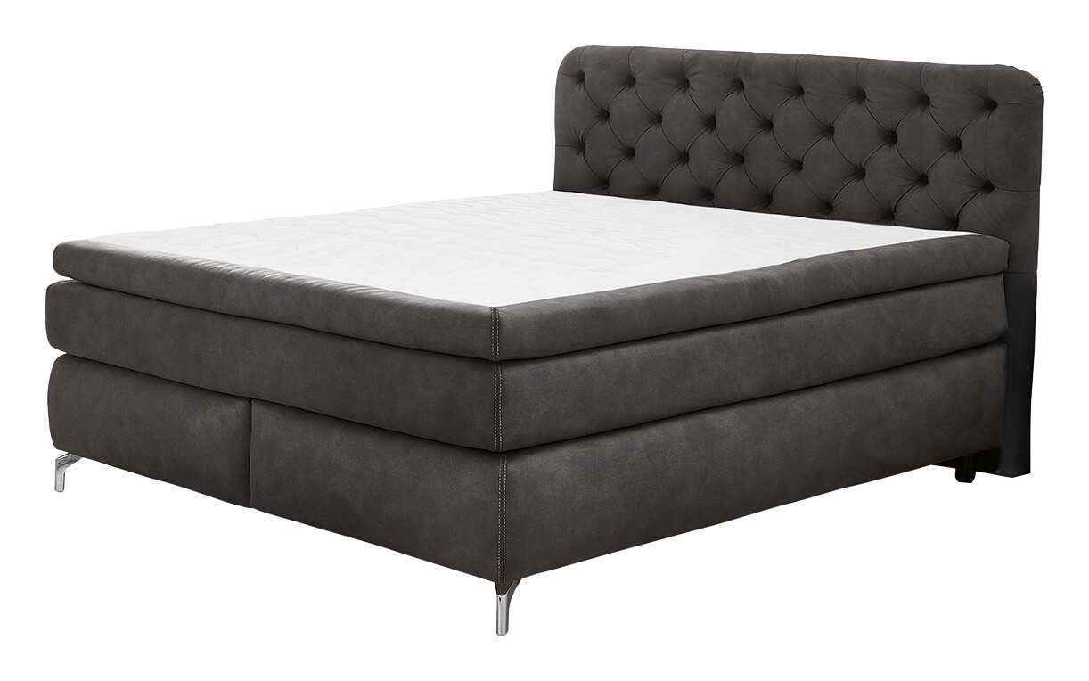 Boxspringbett  anthrazit Liegefläche B/L: ca. 180x200 cm