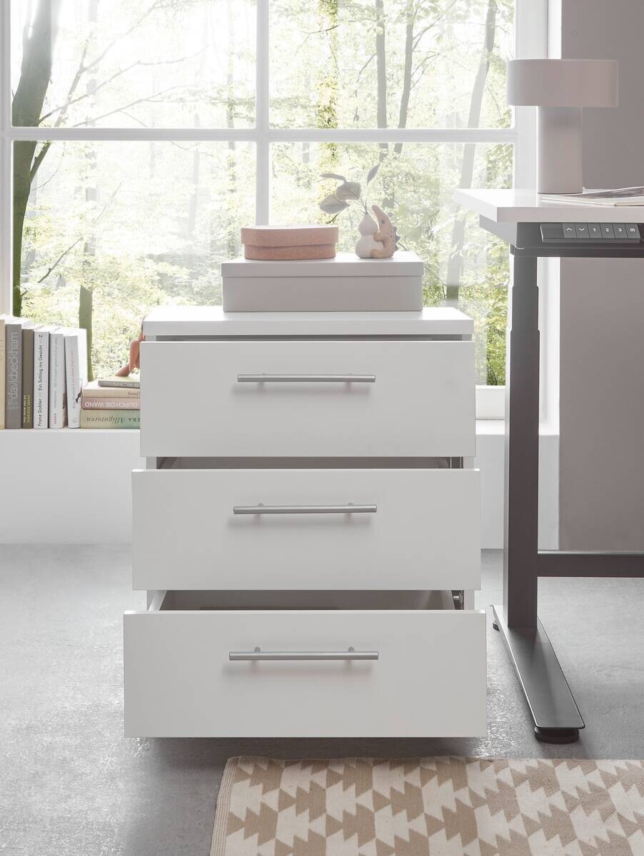 Rollcontainer Ben weiß B/H/T: ca. 40x56x39 cm Rollcontainer Ben weiß B/H/T: ca. 40x56x39 cm