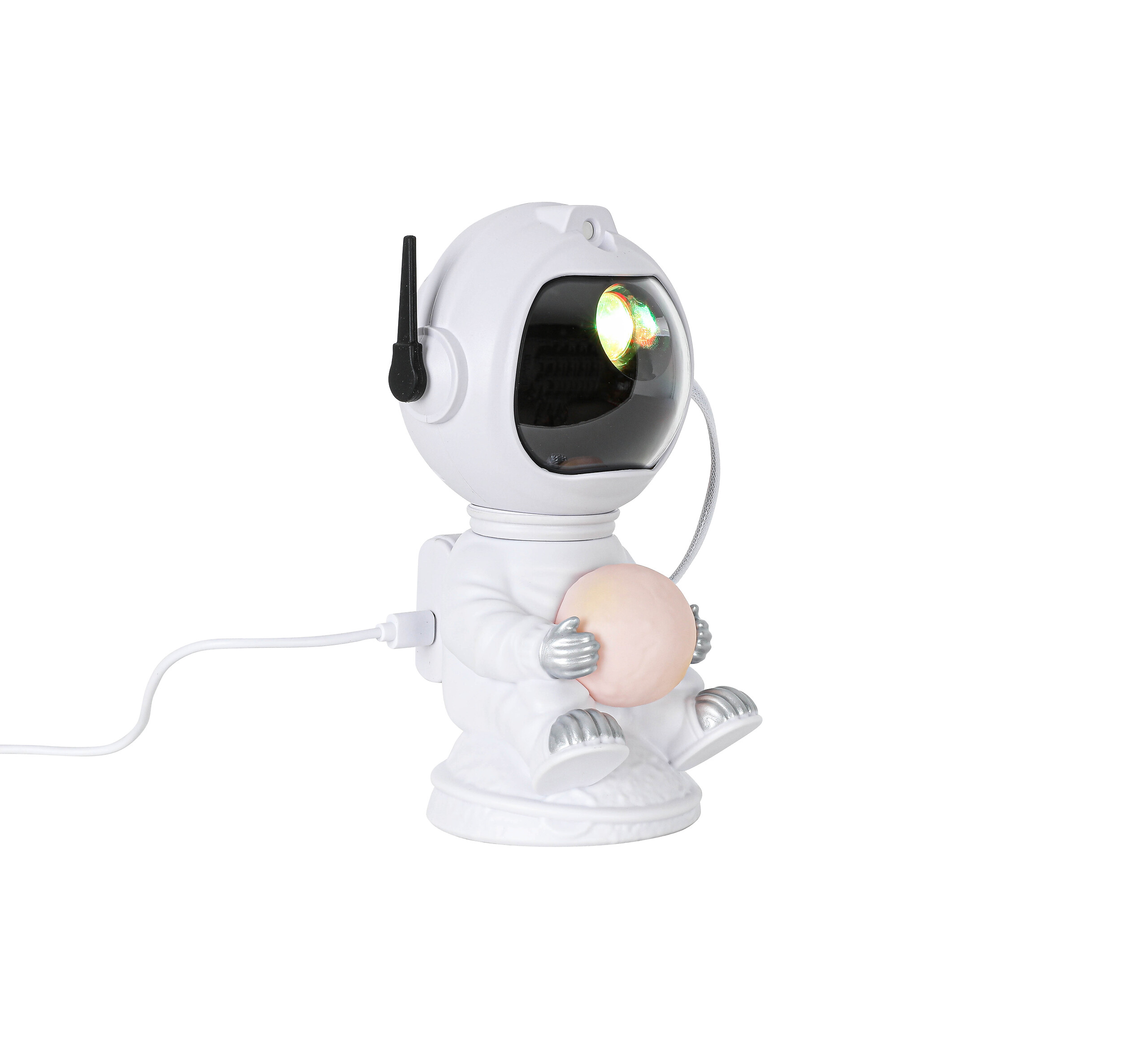Nolo Dekoleuchte Astronaut weiß Kunststoff B/H/L: ca. 13x26x13 cm