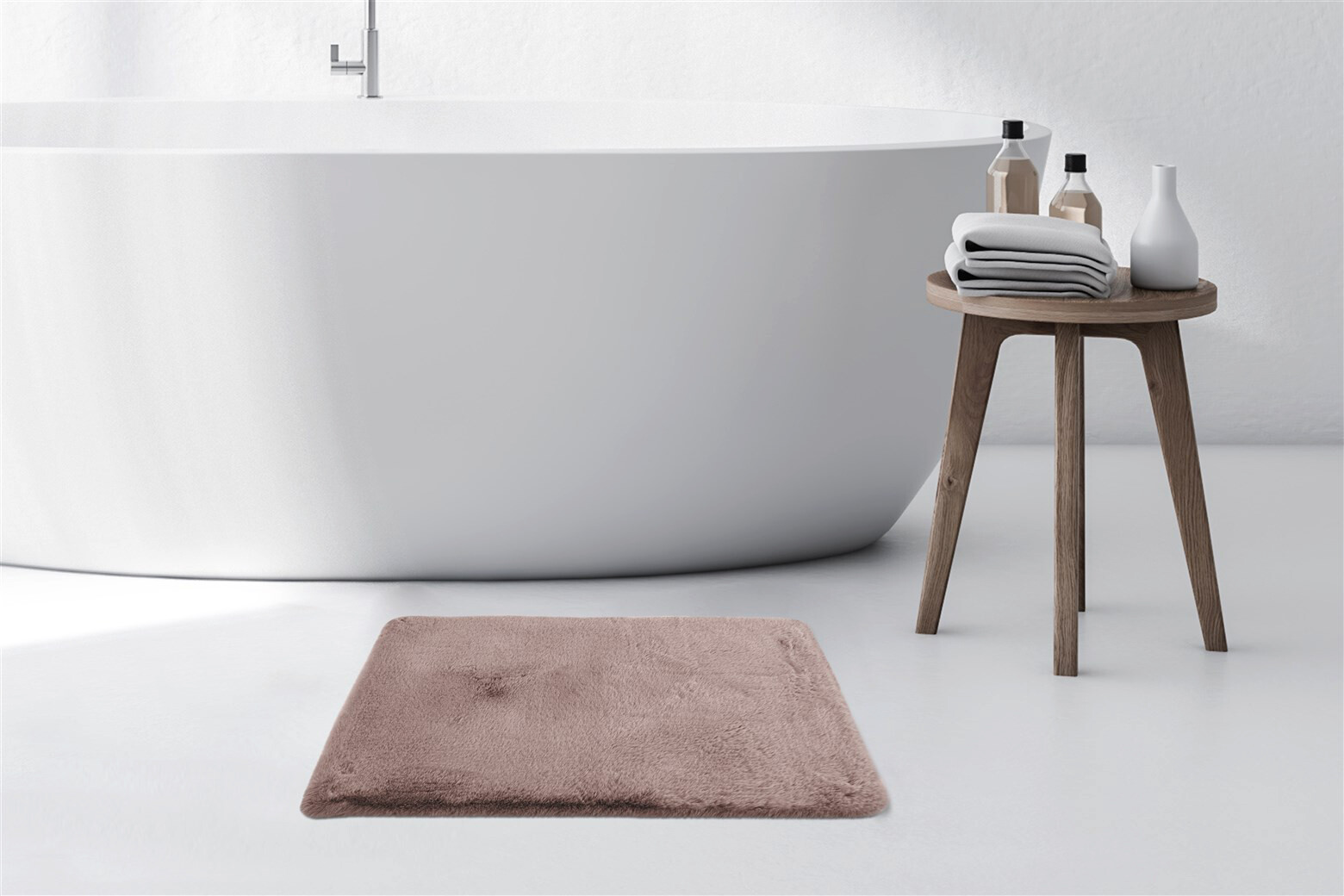 Kayoom Hochflorteppich Badematte Rabbit 525 rosa B/H/L: ca. 65x3,5x100 cm Kayoom Hochflorteppich Badematte Rabbit 525 rosa B/H/L: ca. 65x3,5x100 cm