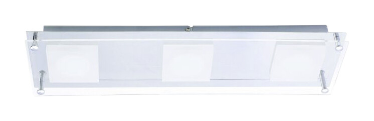 Näve Leuchten LED Wandleuchte Edingburgh Chrom Acryl Edelstahl B/H/L: ca. 12x4,7x44 cm 1 Brennstellen