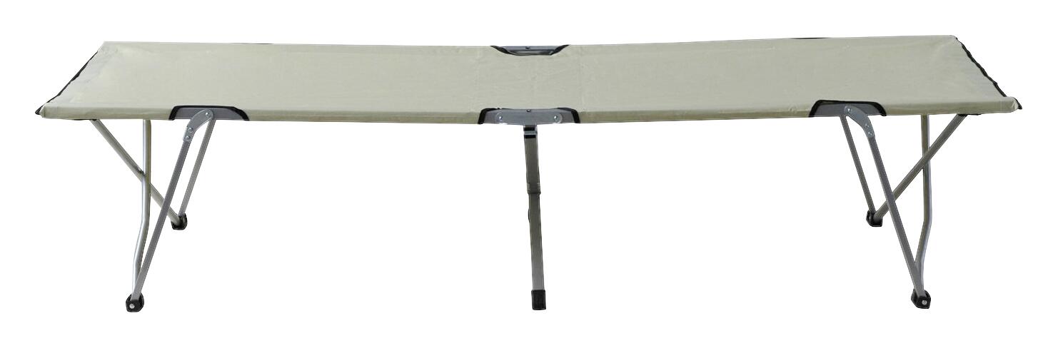 Outsunny Feldbett beige Metall B/H/L: ca. 64x40x193 cm