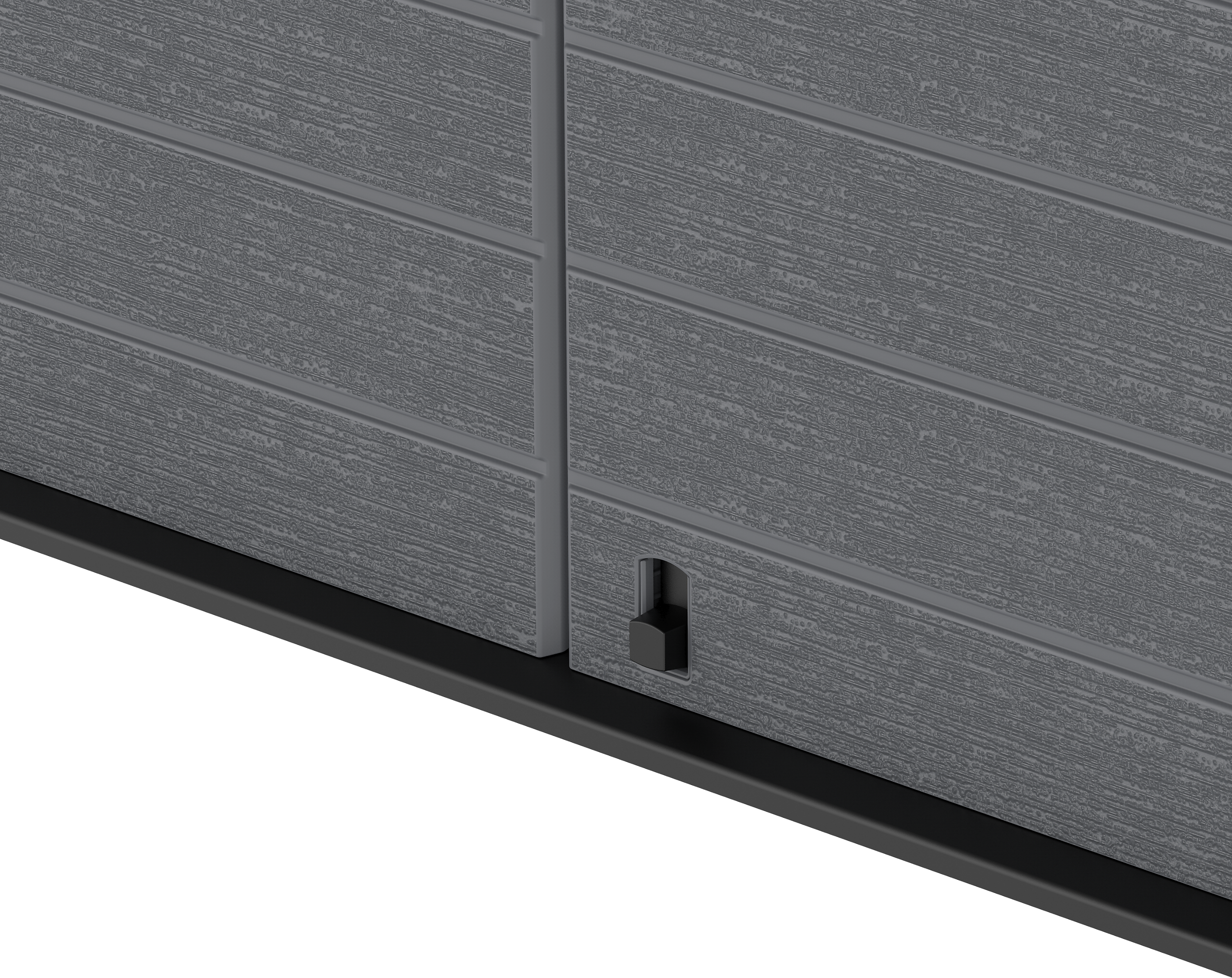 VCM Mülltonnenbox 2er StoreAway grau Kunststoff B/H/L: ca. 145x125x83 cm